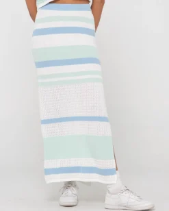 Store Sandbar High Waisted Knitted Maxi Skirt Womens Skirts