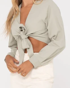 Discount Savanna Long Sleeve Top Womens Shirts