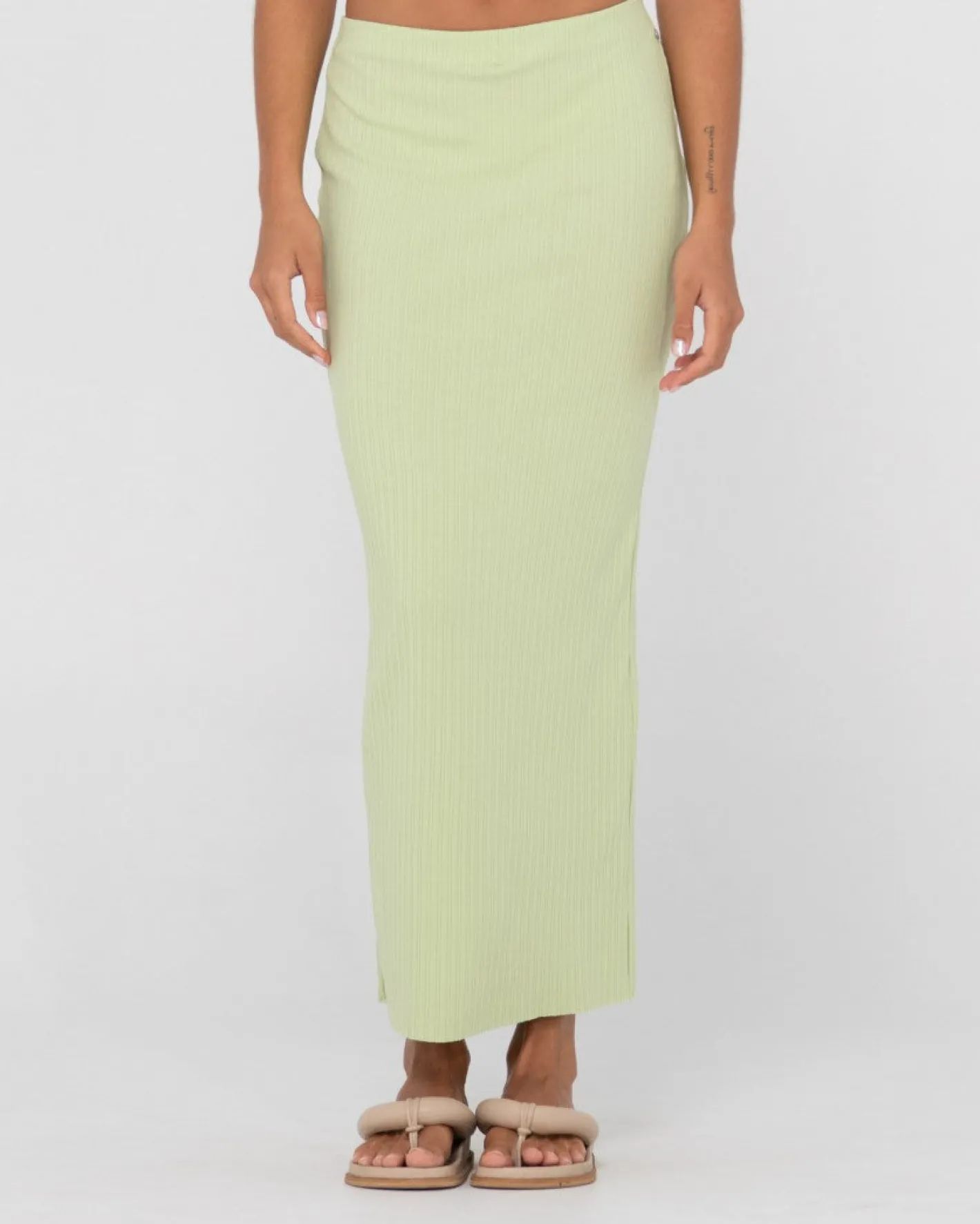 Flash Sale Scarlett Ribbed Mid Rise Maxi Tube Skirt Womens Skirts