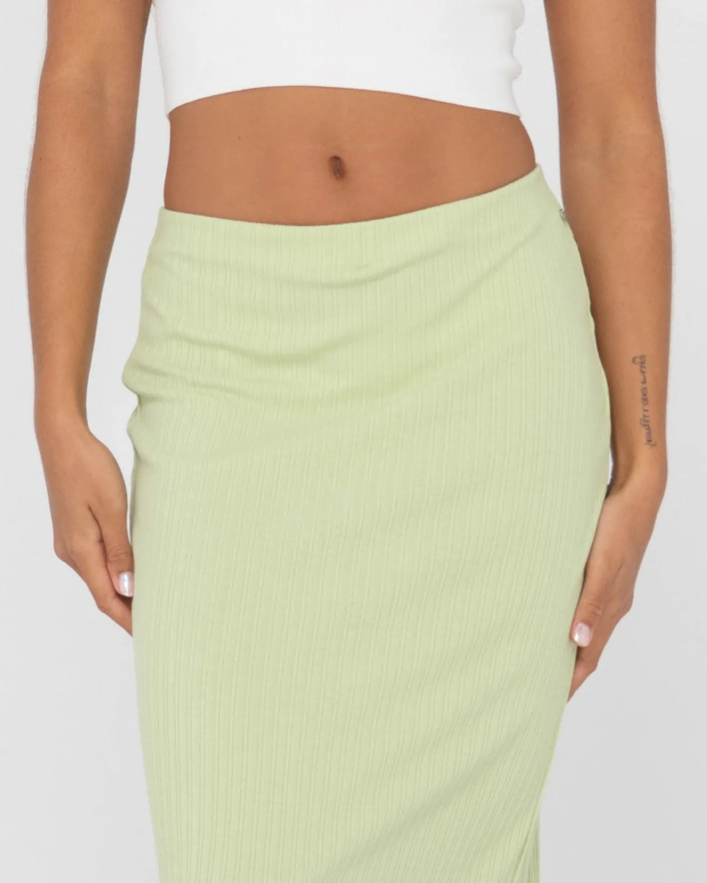 Flash Sale Scarlett Ribbed Mid Rise Maxi Tube Skirt Womens Skirts
