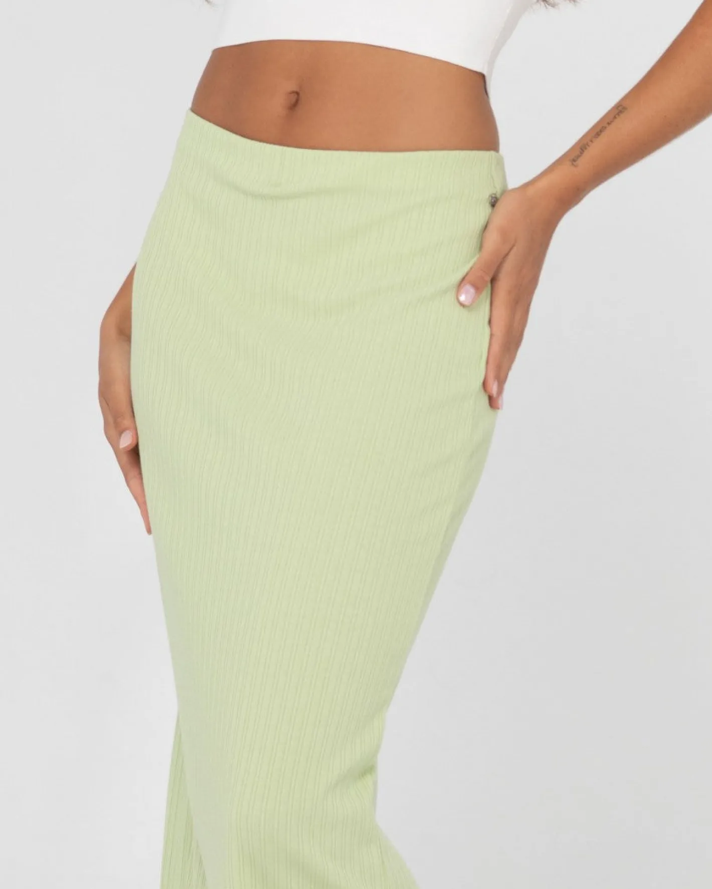 Flash Sale Scarlett Ribbed Mid Rise Maxi Tube Skirt Womens Skirts