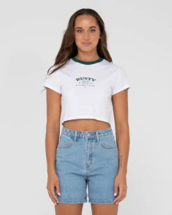 New Second Chance Short Sleeve Graphic Baby Tee Womens Graphic Tees