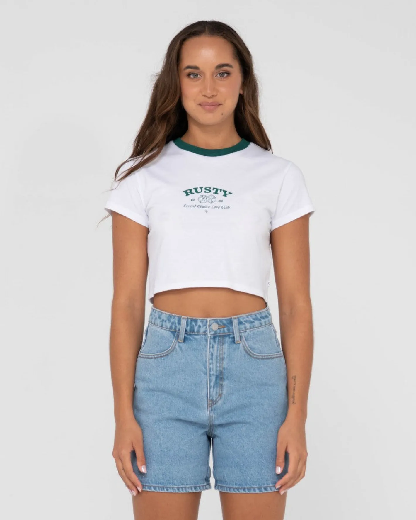 Flash Sale Second Chance Short Sleeve Graphic Baby Tee Womens Tees & Tanks
