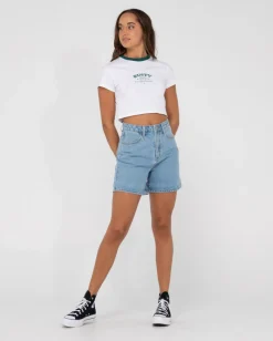 New Second Chance Short Sleeve Graphic Baby Tee Womens Graphic Tees