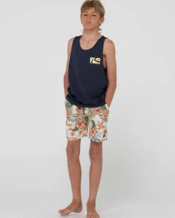 Best Sale Selling The Dream Printed Boardshort Boys Kids Boardshorts