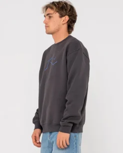 Discount Shadow R Relaxed Super Fleece Crew Mens Hoodies & Fleece