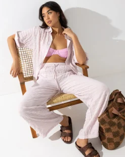 New Siena High Waisted Relaxed Fit Beach Pant Womens Overswim