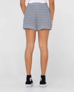 Cheap Siena Striped Relaxed Fit Short Womens Shorts