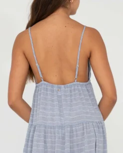 New Siena Striped Tiered Maxi Dress Womens Maxi Dresses