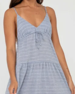 New Siena Striped Tiered Maxi Dress Womens Maxi Dresses
