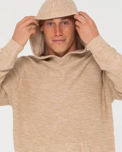 Outlet Skyliner Hooded Knit Mens Knitwear