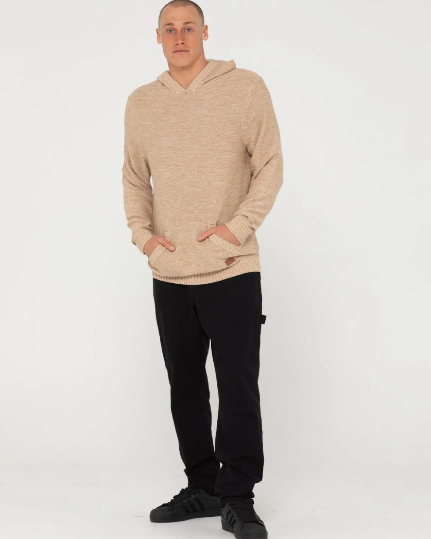 Outlet Skyliner Hooded Knit Mens Knitwear