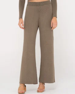 Outlet Solace Wide Leg Knit Lounge Pant Womens Pants