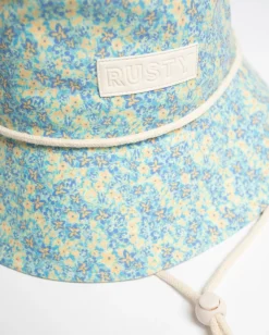 Outlet Soleil Floral Patterned Bucket Hat Womens Caps & Hats