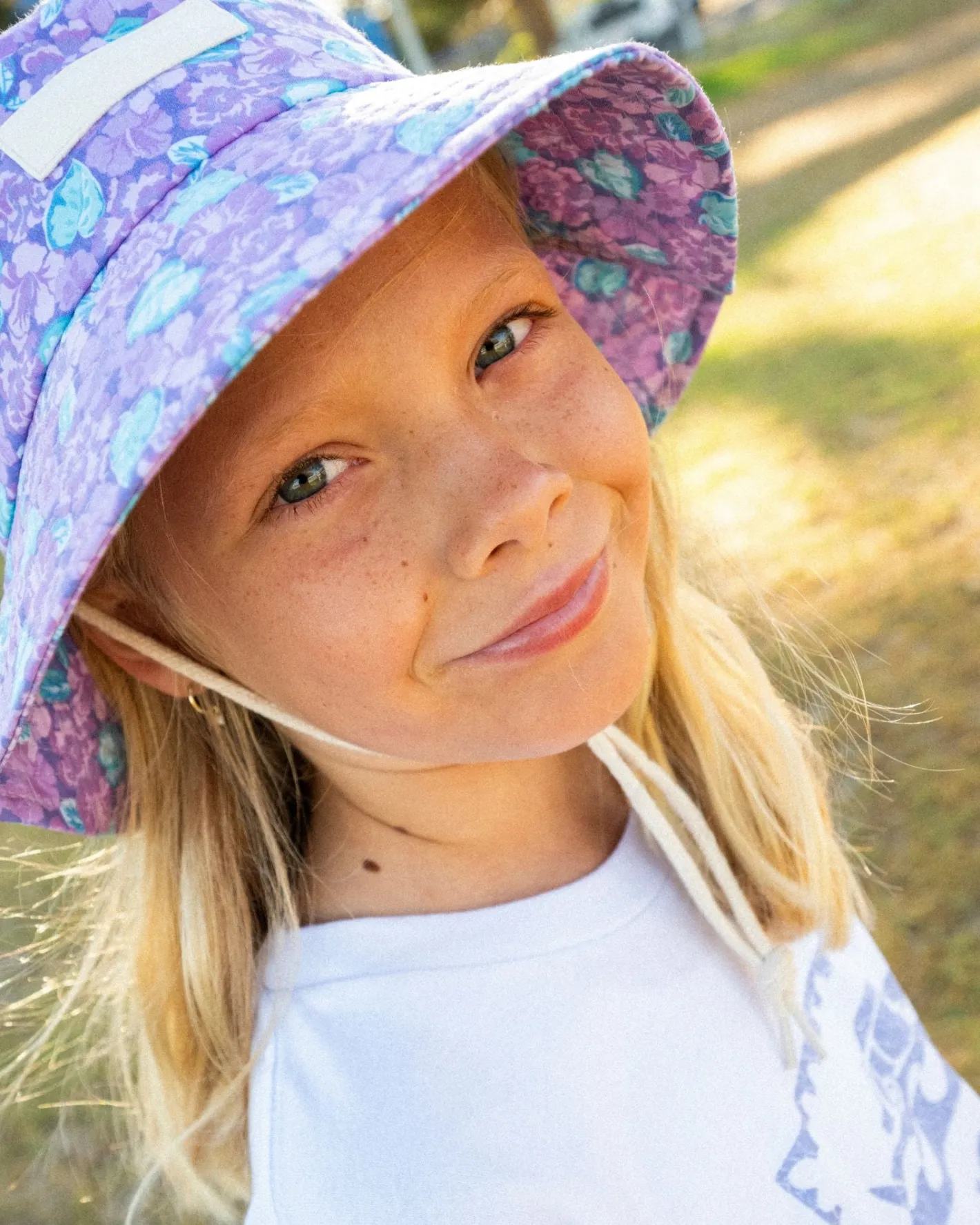 Online Soleil Patterned Bucket Hat Girls Kids Headwear