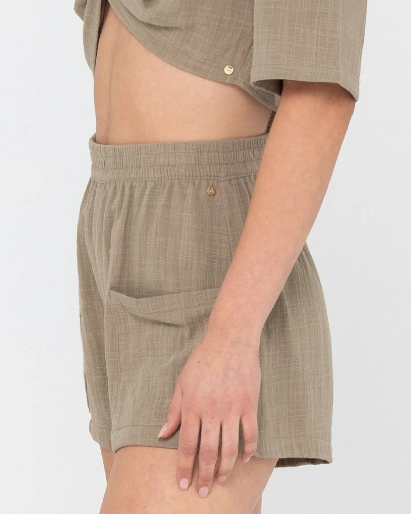 Best Somewhere Elastic Waist Short Womens Shorts