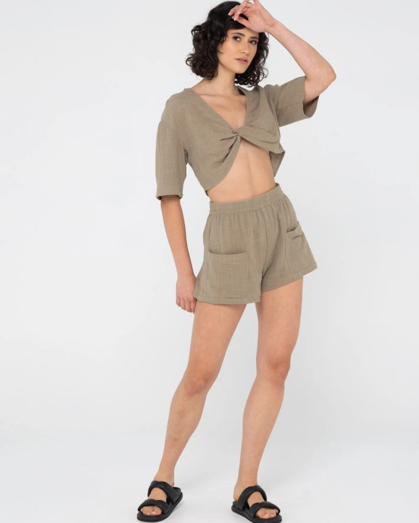 Best Somewhere Elastic Waist Short Womens Shorts
