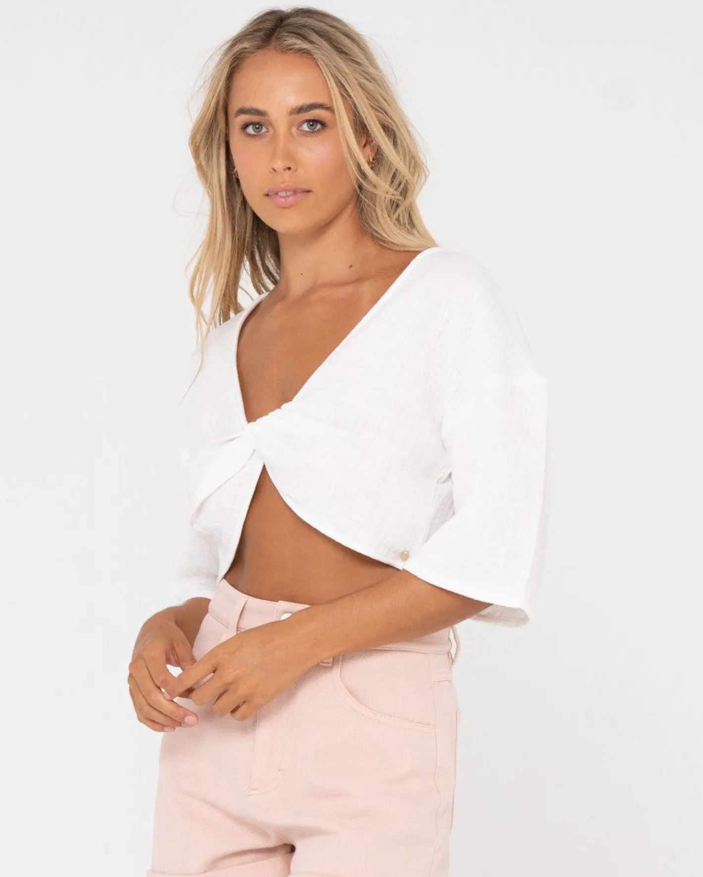 Best Somewhere Twisted Reversible Top Womens Fashion Tops