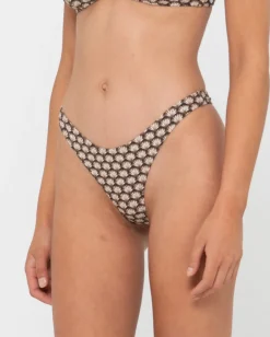 Fashion Sorrento Shell Printed Brazilian Bikini Bottom Womens Bikini Bottoms