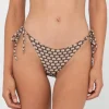 Sale Sorrento Shell Printed Midi Side Ties Bikini Bottom Womens Bikinis