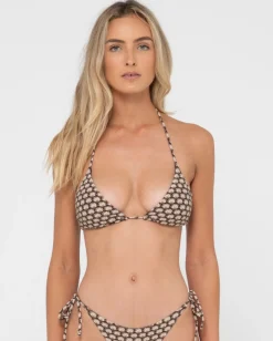Hot Sorrento Shell Printed Multiway Bikini Top Womens Bikinis