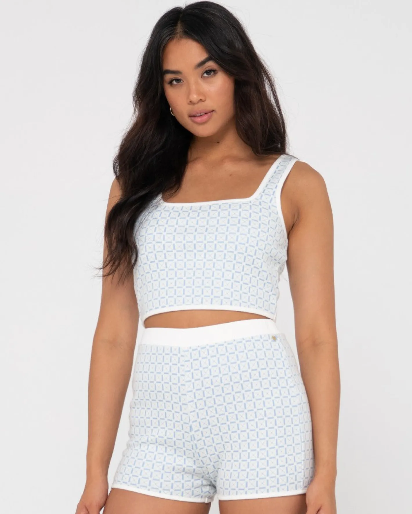 Cheap Spencer Knitted Crop Top Womens Fashion Tops