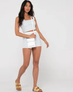 Cheap Spencer Knitted Crop Top Womens Fashion Tops