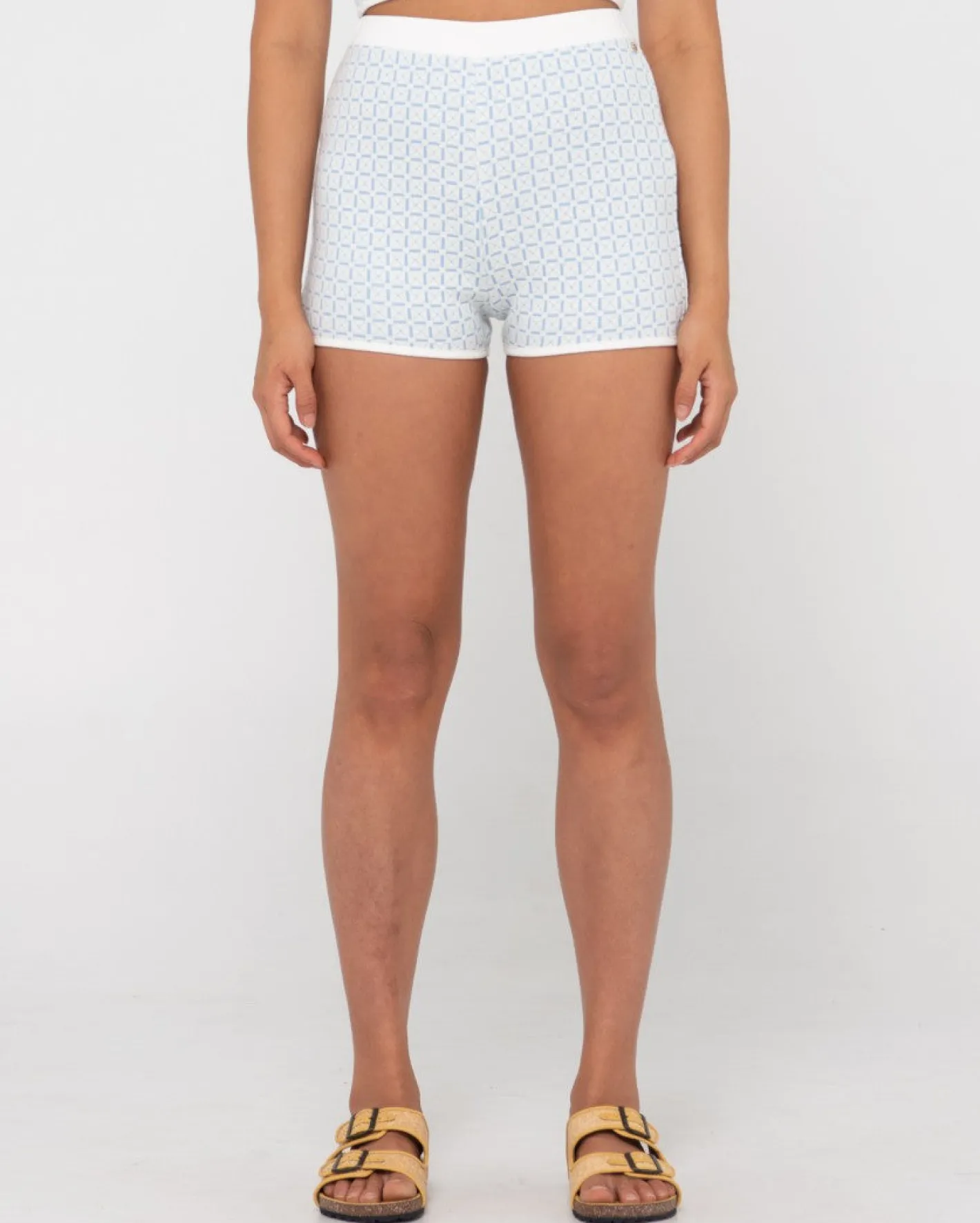 Outlet Spencer Knitted High Waisted Short Womens Shorts