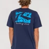 Hot Splat Down Short Sleeve Graphic Tee Mens Tees