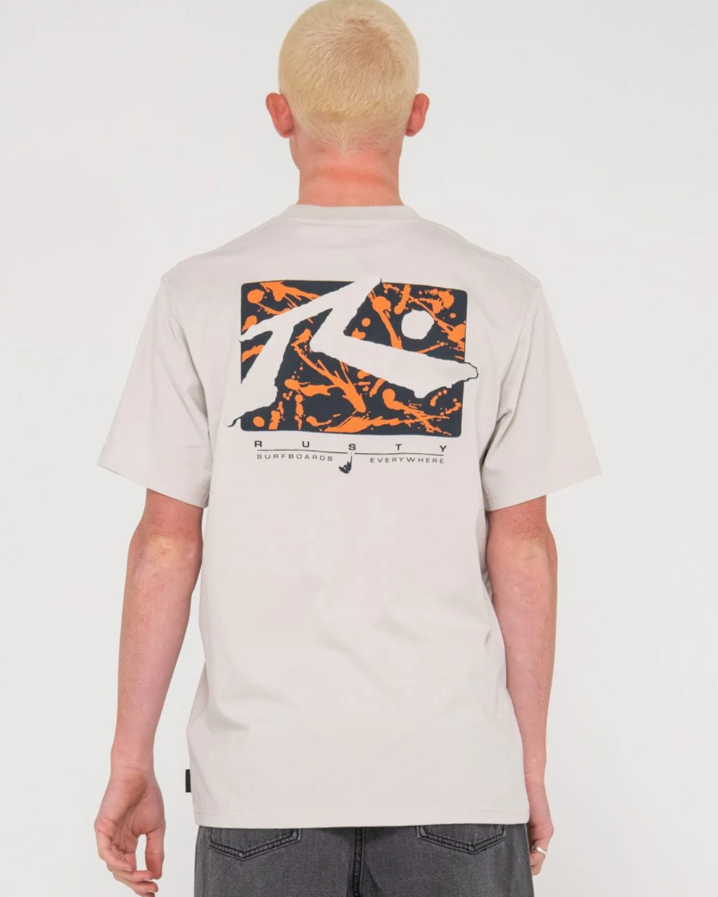 Discount Splat Down Short Sleeve Graphic Tee Mens Tees