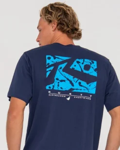 Hot Splat Down Short Sleeve Graphic Tee Mens Tees