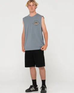 Best Stalker Graphic Muscle Tee Mens Tanks & Muscles