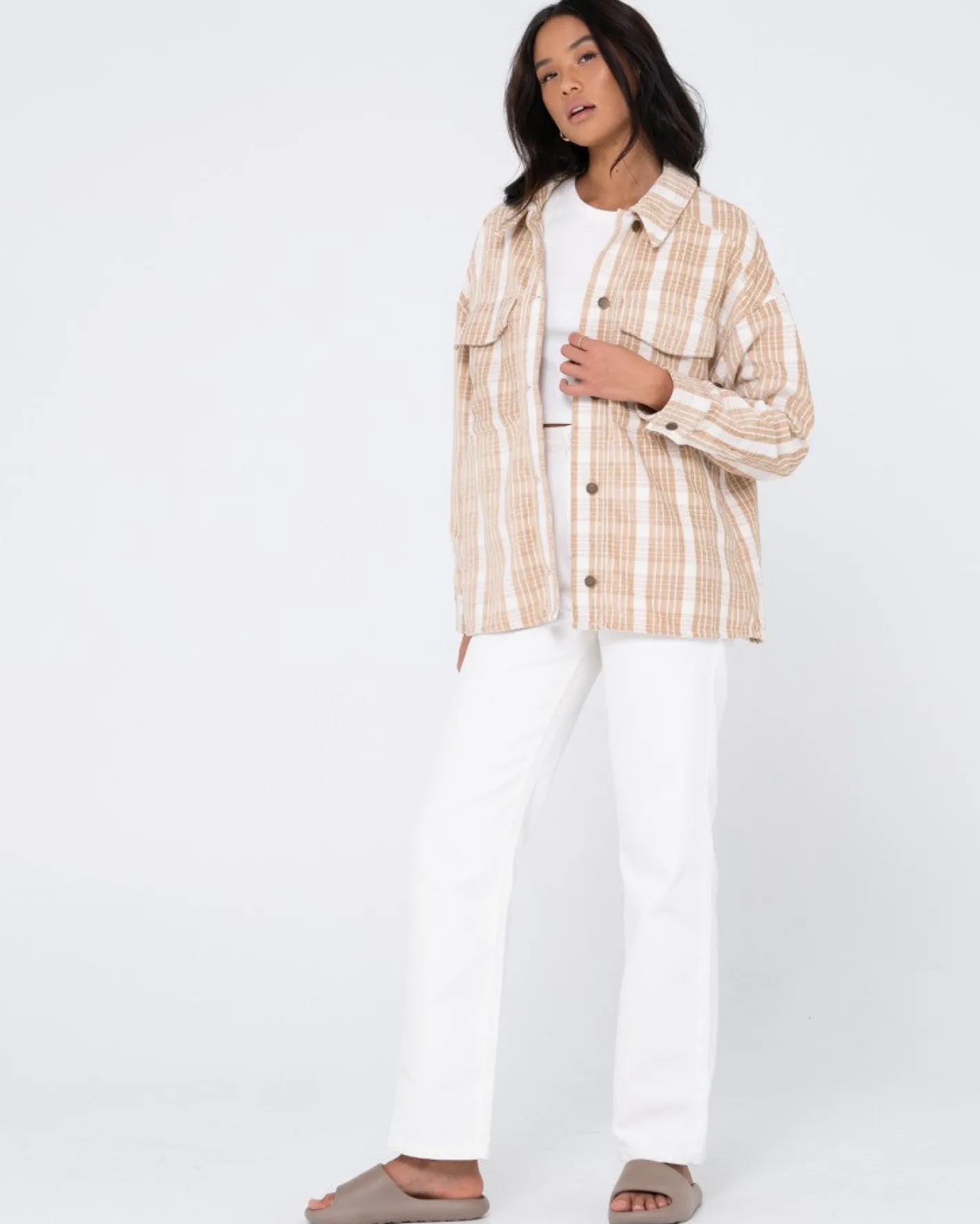 Best Stemming Oversized Plaid Shirt Womens Shirts