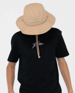 Outlet Stumps Cricket Hat Boys Kids Headwear
