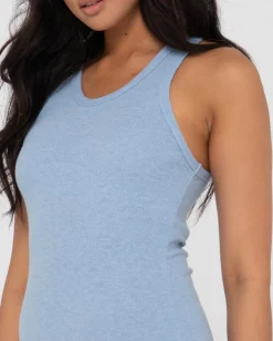 Hot Sunbather Knitted Tank Maxi Dress Womens Maxi Dresses