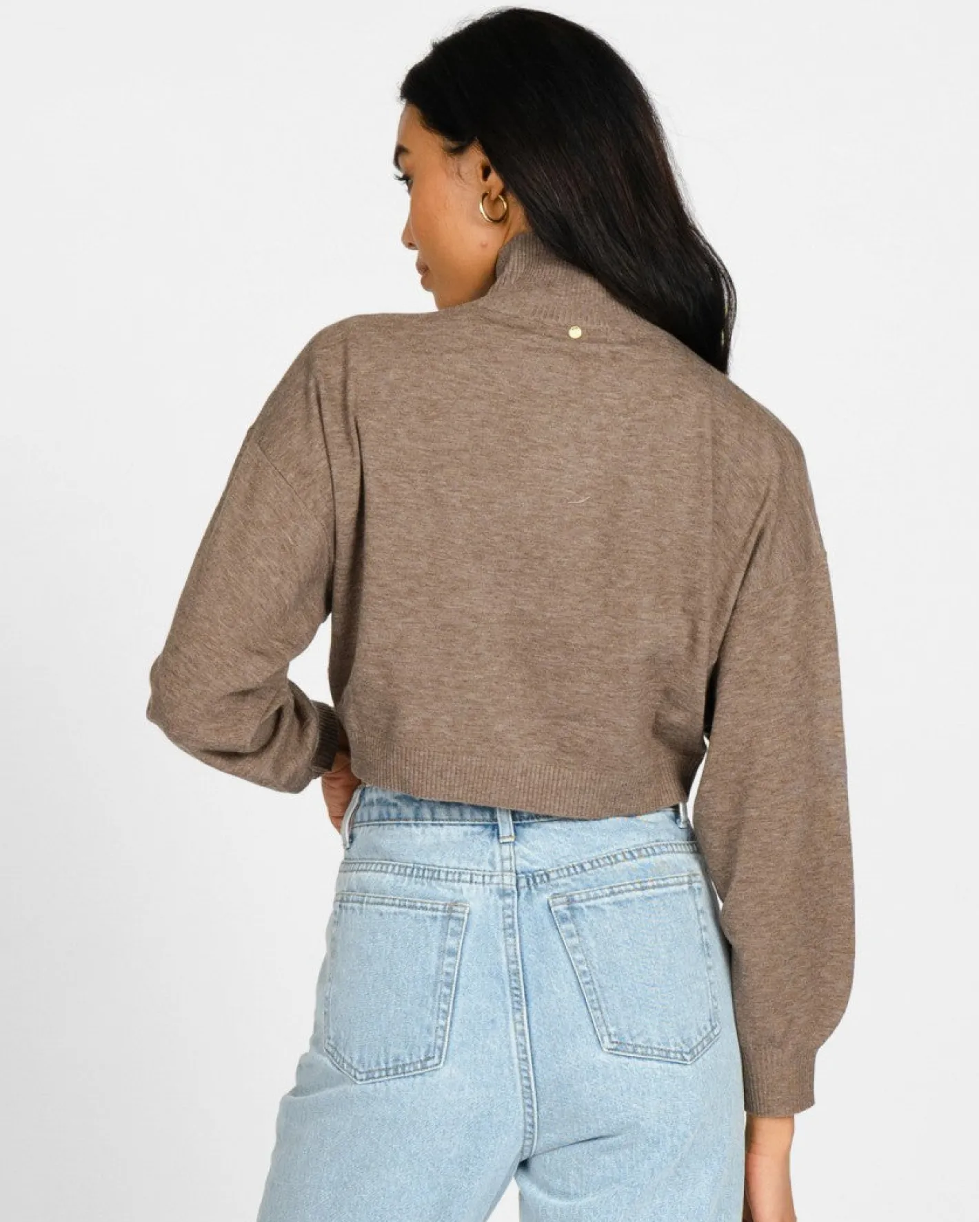 Clearance Sunday High Neck Knit Womens Knitwear