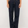 Discount Super Low Rise Straight Leg Denim Jean Womens Denim