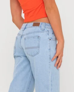 Best Sale Super Low Rise Straight Leg Jean Womens Denim