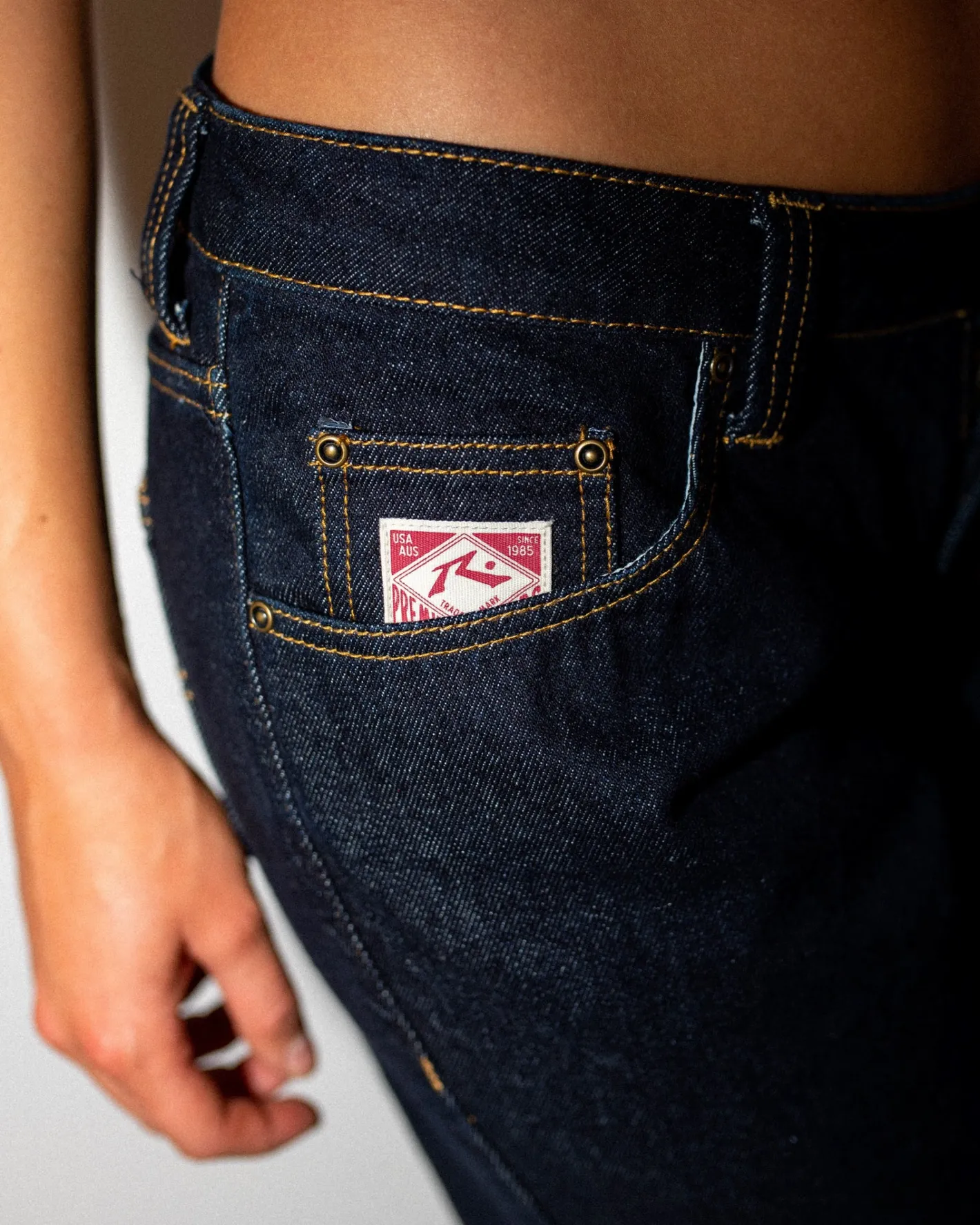 Discount Super Low Rise Straight Leg Denim Jean Womens Denim