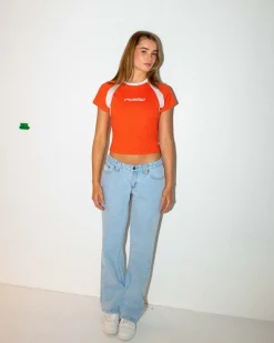 Best Sale Super Low Rise Straight Leg Jean Womens Denim