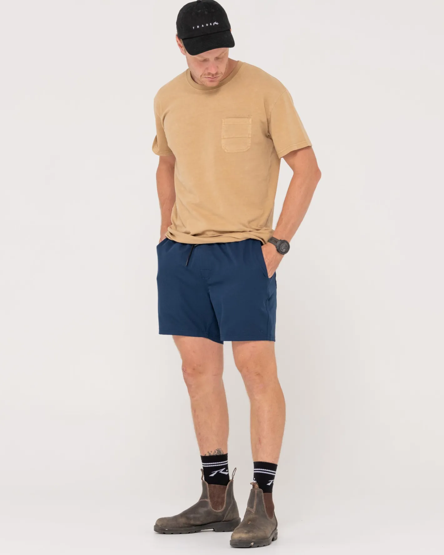 Cheap Surf2Site Quick Dry Elastic Work Short Shorts
