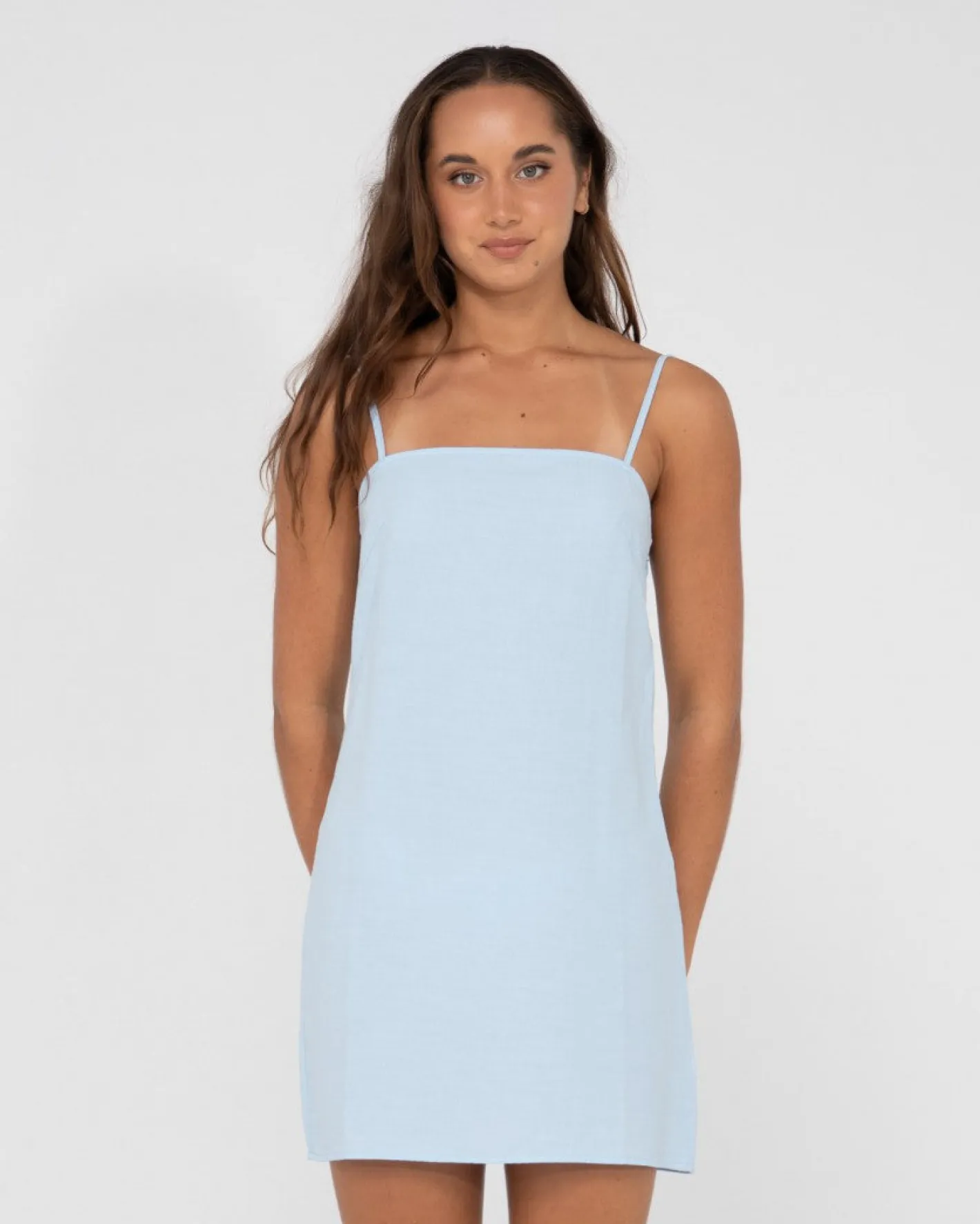 New Sweet Water Mini Slip Dress Womens Mini Dresses
