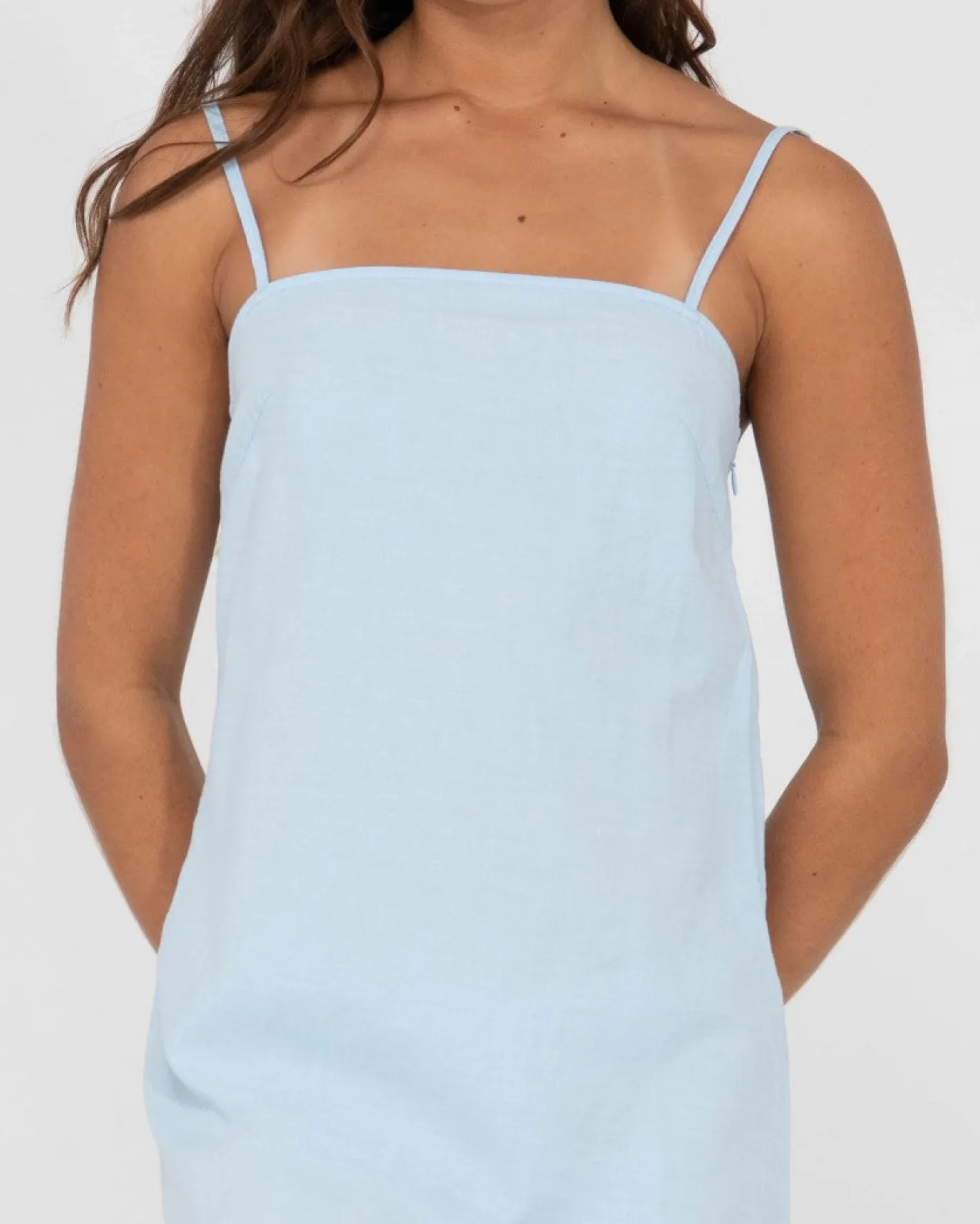 New Sweet Water Mini Slip Dress Womens Mini Dresses