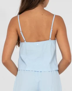 Hot Sweet Water V Neck Slip Cami Womens Fashion Tops