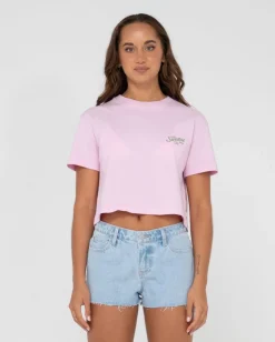 Best Sale Sweetest Thing Graphic Cropped Tee Womens Graphic Tees