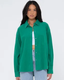Clearance Tammy Cord Shirt Womens Fashion Tops