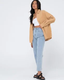 Cheap Tammy Cord Shirt Womens Fashion Tops
