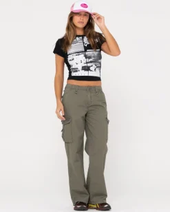 Discount Tank Girl Low Rise Cargo Pant Womens Pants
