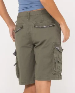 Discount Tank Girl Low Rise Loose Fit Cargo Short Womens Shorts