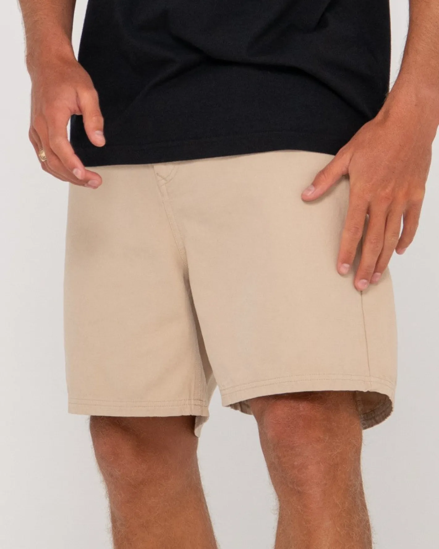 Cheap The Bruce Vintage Wash 5 Pocket Short Mens Shorts